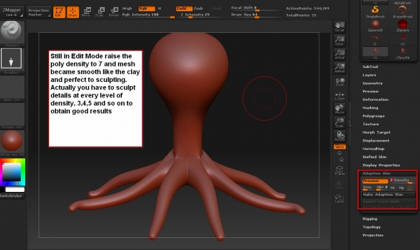 Creation of An armor for  octopus: Step 7